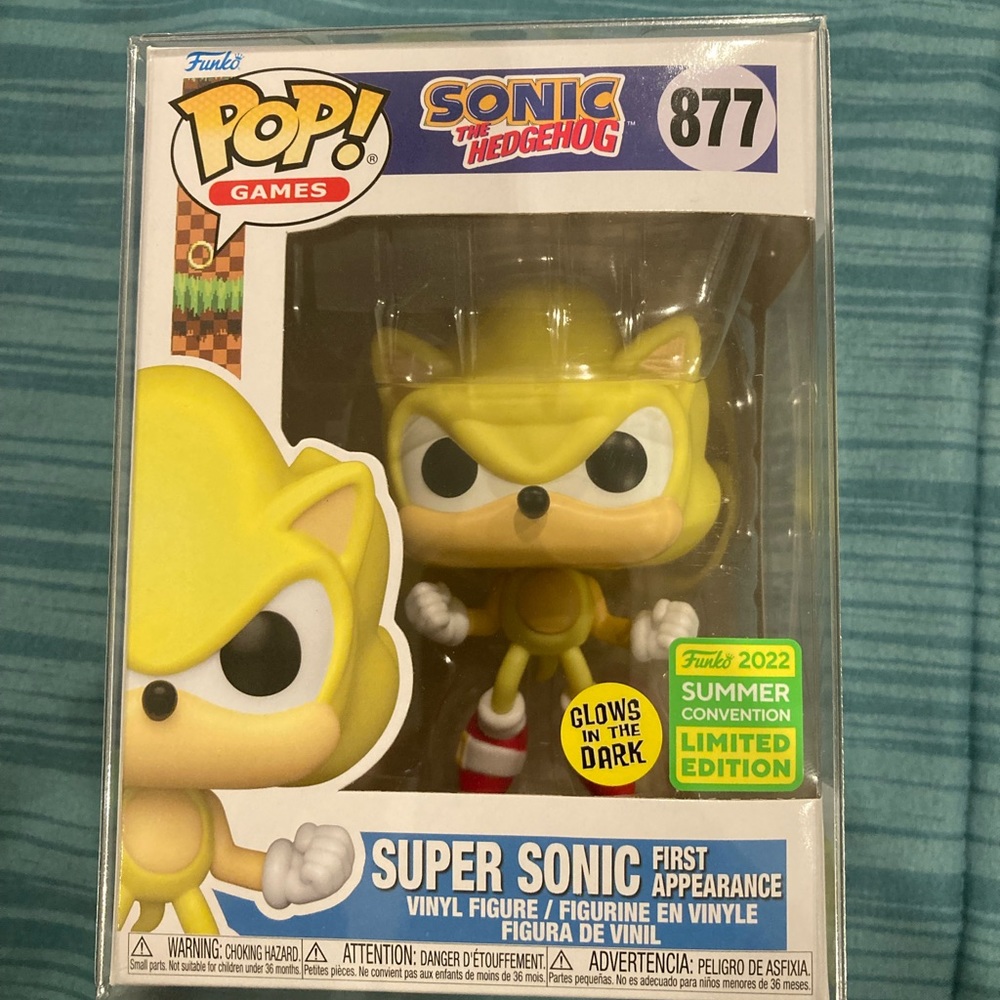 Super Sonic #877 Funko Pop